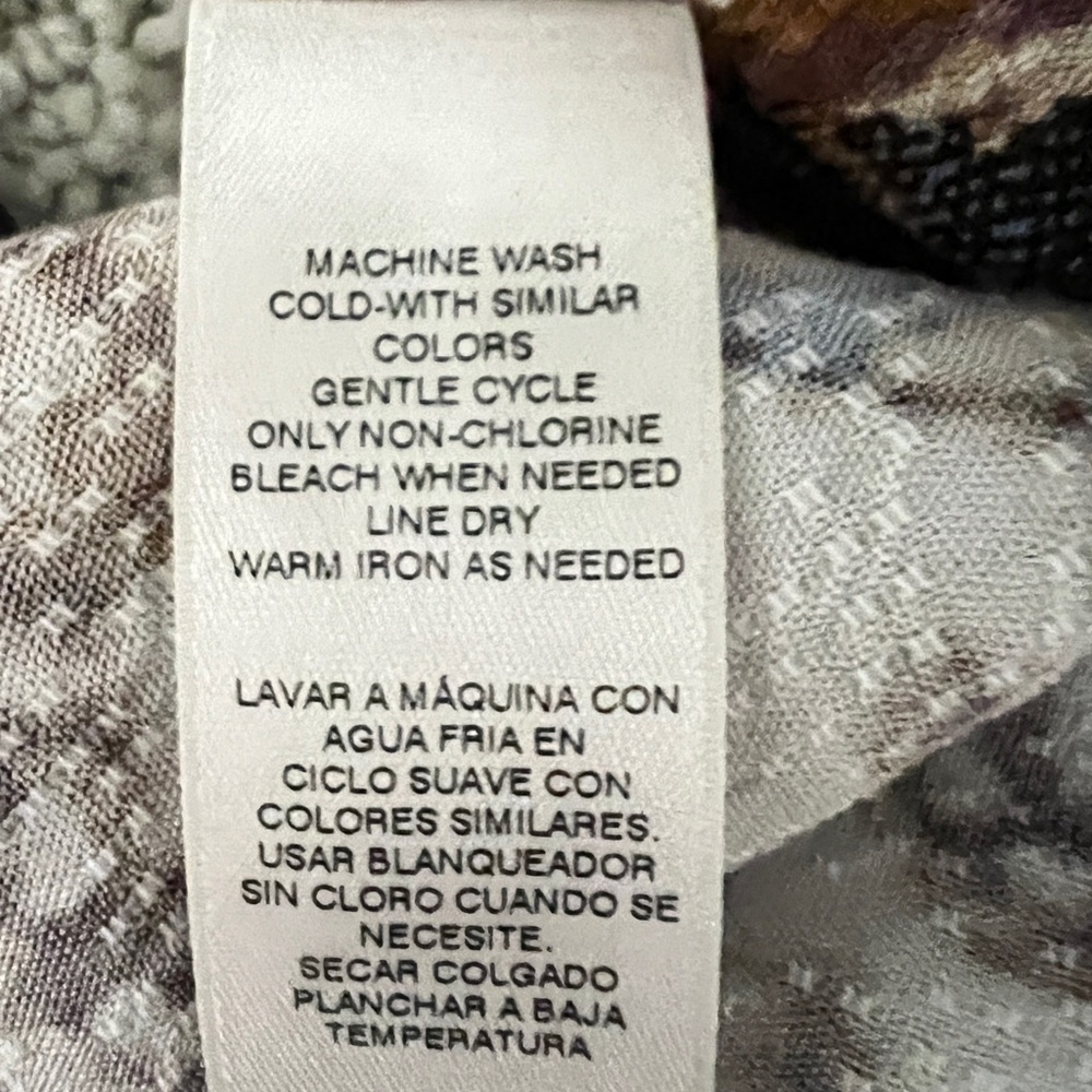 Chico's Multicolor paisley shirt dress. - Picture 6 of 8